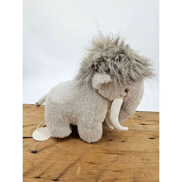 New Albetta Boucle Wooly Mammoth  Fur Toy Plush Dinosaur Stuffed Animal 9 in - Picture 3 of 5